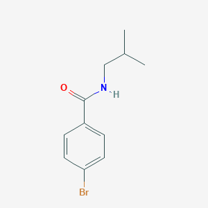 molecular formula C11H14BrNO B060372 4-bromo-N-isobutylbenzamide CAS No. 161768-66-7