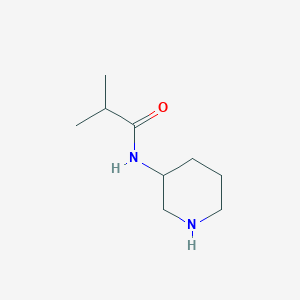 molecular formula C9H18N2O B060375 N-(Piperidin-3-yl)isobutyramide CAS No. 176525-37-4