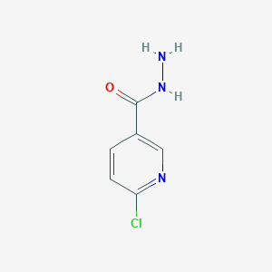 molecular formula C6H6ClN3O B060376 6-Chloronicotinohydrazide CAS No. 168893-66-1