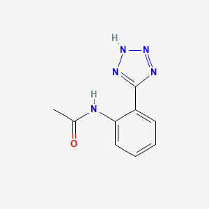 molecular formula C9H9N5O B6037601 N-[2-(2H-tetrazol-5-yl)phenyl]acetamide CAS No. 18216-40-5