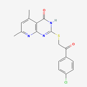 molecular formula C17H14ClN3O2S B6038114 MFCD02366365 CAS No. 6613-60-1
