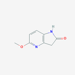 molecular formula C8H8N2O2 B060382 5-Methoxy-4-aza-2-oxindole CAS No. 178393-14-1