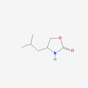 molecular formula C7H13NO2 B060385 (R)-4-Isobutyloxazolidin-2-one CAS No. 161106-42-9
