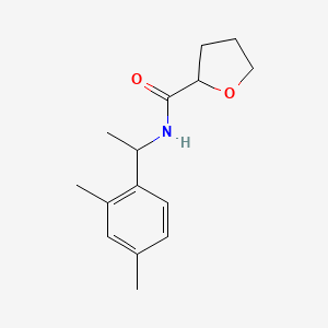 molecular formula C15H21NO2 B6038637 N-[1-(2,4-dimethylphenyl)ethyl]tetrahydrofuran-2-carboxamide 