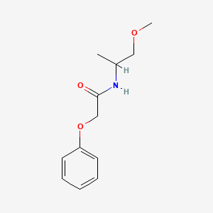 molecular formula C12H17NO3 B6038777 N-(1-methoxypropan-2-yl)-2-phenoxyacetamide 
