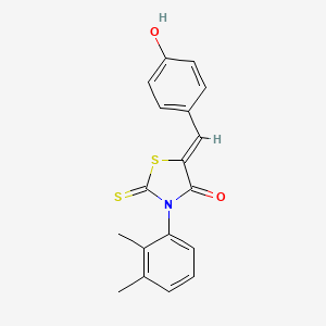 molecular formula C18H15NO2S2 B6042325 MFCD01464947 