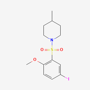 1-(5-Iodo-2-methoxybenzenesulfonyl)-4-methylpiperidine