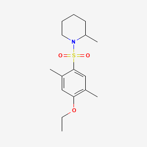 1-[(4-Ethoxy-2,5-dimethylphenyl)sulfonyl]-2-methylpiperidine