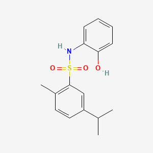 N-(2-hydroxyphenyl)-5-isopropyl-2-methylbenzenesulfonamide