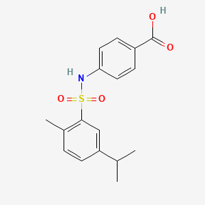 4-{[(5-Isopropyl-2-methylphenyl)sulfonyl]amino}benzoic acid