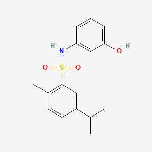 N-(3-hydroxyphenyl)-5-isopropyl-2-methylbenzenesulfonamide