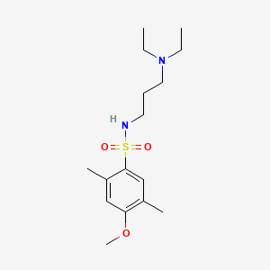 N-[3-(diethylamino)propyl]-4-methoxy-2,5-dimethylbenzenesulfonamide