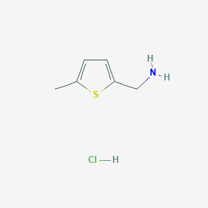 molecular formula C6H10ClNS B060439 (5-甲基噻吩-2-基)甲胺盐酸盐 CAS No. 171661-55-5