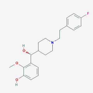 molecular formula C21H26FNO3 B060460 (+)-MDL 105725 
