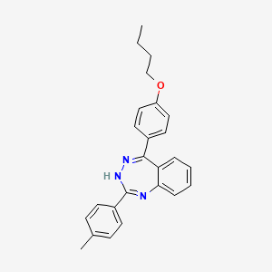 5-(4-Butoxy-phenyl)-2-p-tolyl-3H-benzo[e][1,2,4]triazepine