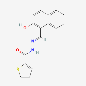N'-[(2-hydroxy-1-naphthyl)methylene]-2-thiophenecarbohydrazide