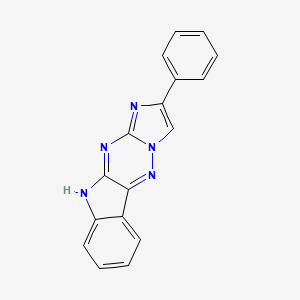 2-phenyl-10H-imidazo[1',2':2,3][1,2,4]triazino[5,6-b]indole