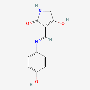 3-[(4-Hydroxyanilino)methylene]-2,4-pyrrolidinedione