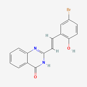 2-[(E)-2-(5-bromo-2-hydroxyphenyl)ethenyl]quinazolin-4(3H)-one