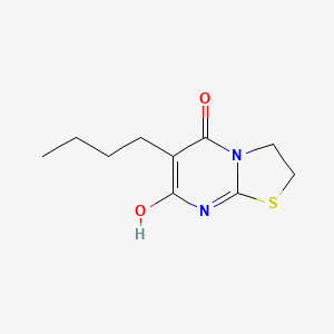 6-butyl-7-hydroxy-2,3-dihydro-5H-[1,3]thiazolo[3,2-a]pyrimidin-5-one