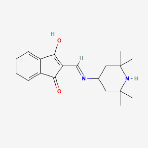 2-{[(2,2,6,6-tetramethyl-4-piperidinyl)amino]methylene}-1H-indene-1,3(2H)-dione