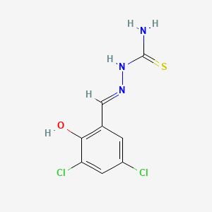molecular formula C8H7Cl2N3OS B604696 3,5-Dichloro-2-hydroxybenzaldehyde thiosemicarbazone CAS No. 86240-71-3