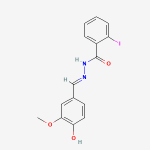 N'-[(E)-(4-hydroxy-3-methoxyphenyl)methylidene]-2-iodobenzohydrazide