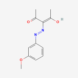 2,3,4-Pentanetrione, 3-[2-(3-methoxyphenyl)hydrazone]