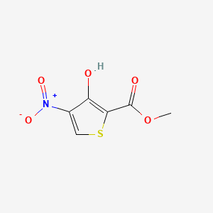 molecular formula C6H5NO5S B604734 Methyl 3-hydroxy-4-nitrothiophene-2-carboxylate 