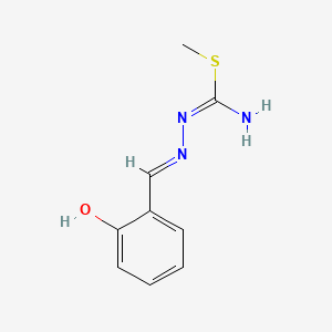 molecular formula C9H11N3OS B604774 methyl N'-(2-hydroxybenzylidene)hydrazonothiocarbamate CAS No. 184287-64-7