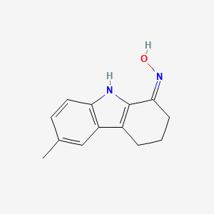 molecular formula C13H14N2O B604775 (1Z)-6-methyl-2,3,4,9-tetrahydro-1H-carbazol-1-one oxime CAS No. 156424-66-7