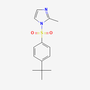 molecular formula C14H18N2O2S B604788 1-(4-tert-butylbenzenesulfonyl)-2-methyl-1H-imidazole CAS No. 1087641-03-9