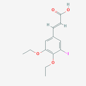 3-(3,4-diethoxy-5-iodophenyl)acrylic acid