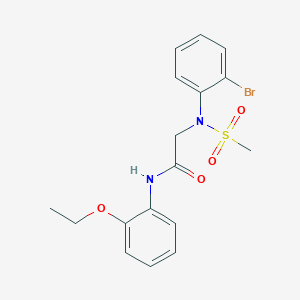 N~2~-(2-bromophenyl)-N~1~-(2-ethoxyphenyl)-N~2~-(methylsulfonyl)glycinamide