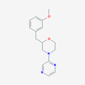 2-(3-methoxybenzyl)-4-(2-pyrazinyl)morpholine