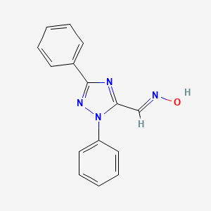 1,3-diphenyl-1H-1,2,4-triazole-5-carbaldehyde oxime