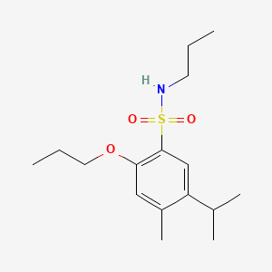 5-isopropyl-4-methyl-2-propoxy-N-propylbenzenesulfonamide