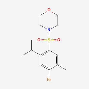 4-[(4-Bromo-2-isopropyl-5-methylphenyl)sulfonyl]morpholine