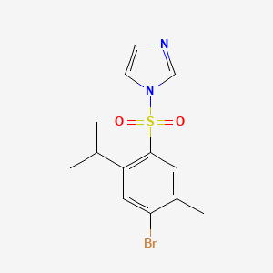1-[(4-bromo-2-isopropyl-5-methylphenyl)sulfonyl]-1H-imidazole