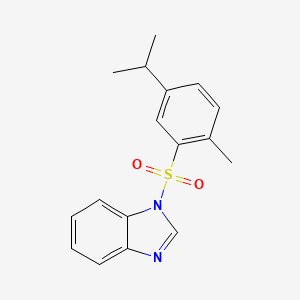 1-[(5-isopropyl-2-methylphenyl)sulfonyl]-1H-benzimidazole