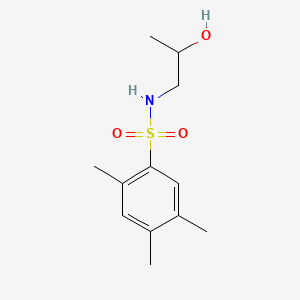 N-(2-hydroxypropyl)-2,4,5-trimethylbenzenesulfonamide