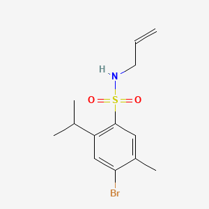 N-allyl-4-bromo-2-isopropyl-5-methylbenzenesulfonamide