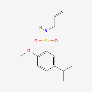 N-allyl-5-isopropyl-2-methoxy-4-methylbenzenesulfonamide