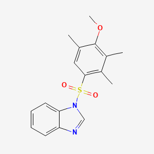 4-(1H-benzimidazol-1-ylsulfonyl)-2,3,6-trimethylphenyl methyl ether