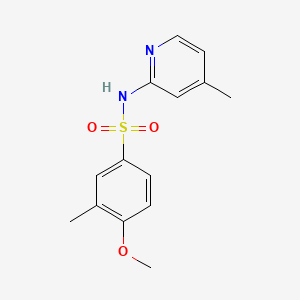 4-methoxy-3-methyl-N-(4-methyl-2-pyridinyl)benzenesulfonamide