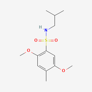 N-isobutyl-2,5-dimethoxy-4-methylbenzenesulfonamide