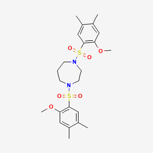 1,4-Bis(2-methoxy-4,5-dimethylbenzenesulfonyl)-1,4-diazepane