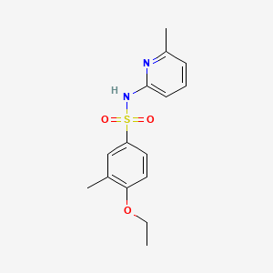 4-ethoxy-3-methyl-N-(6-methyl-2-pyridinyl)benzenesulfonamide