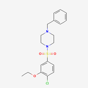 1-Benzyl-4-(4-chloro-3-ethoxybenzenesulfonyl)piperazine