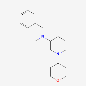 molecular formula C18H28N2O B6048953 N-benzyl-N-methyl-1-(oxan-4-yl)piperidin-3-amine 